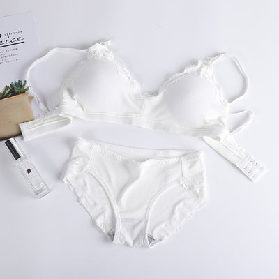 Conjunto de Lencería Femenina con Encaje sin Varillas de Acero - Image 5