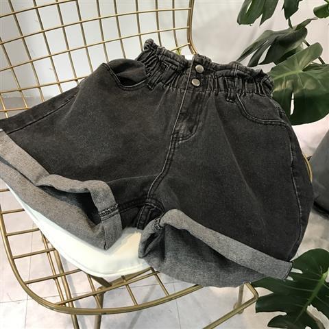 Shorts de Mezclilla Elástica Cintura Alta para Mujer - Estilo Verano Amplio y Cómodo - Image 14