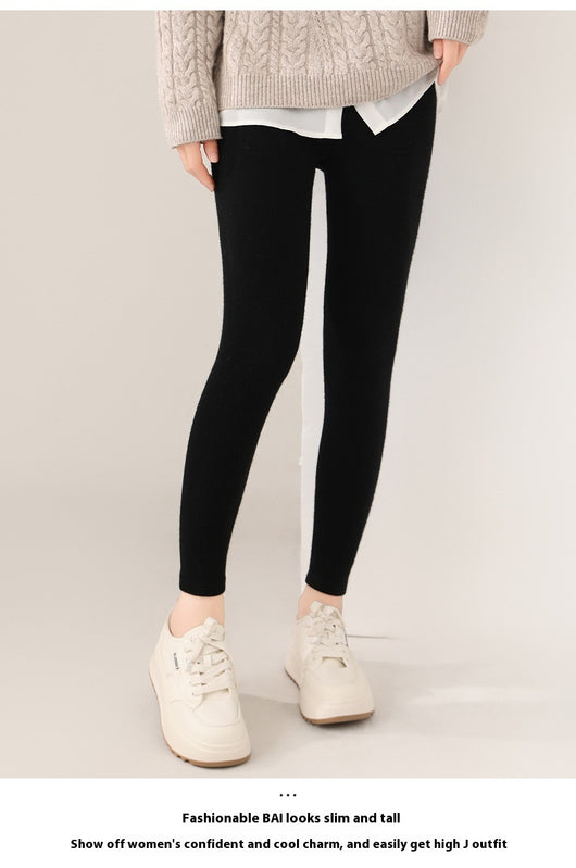 Leggings Térmicos de Lana Tejida sin Costuras - Cintura Alta Reductora - Image 12