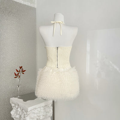 Conjunto de Dos Piezas con Encaje, Malla y Lentejuelas Bordadas para Mujer - Image 2