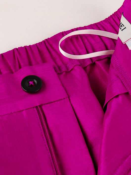 Pantalones Anchos de Cintura Alta con Volantes - Casual y Cómodo - Image 15
