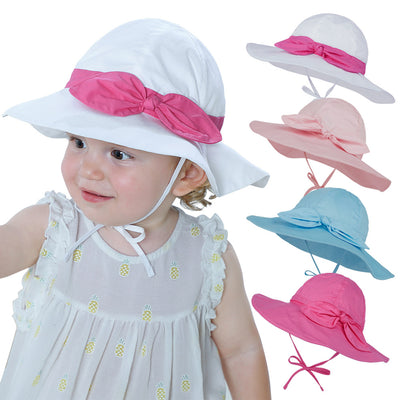 Gorro de Bebé Verano Algodón Floral Estilo Europeo
