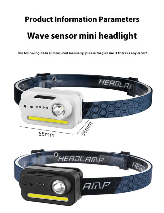 Linterna LED Frontal con Sensor de Luz y Carga Recargable - Image 15