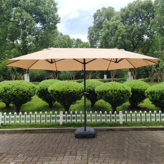 Paraguas Doble Cabeza con Columna Central - Protección Solar Profesional - Image 2