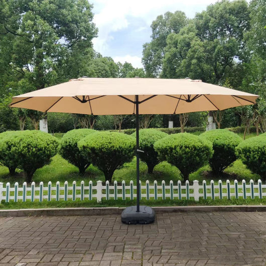 Paraguas Doble Cabeza con Columna Central - Protección Solar Profesional - Image 2