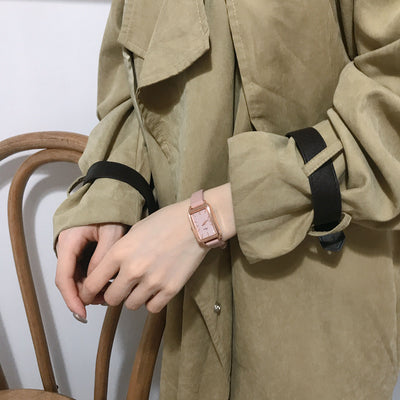 Reloj Cuadrado Retro Mori con Encaje para Mujer - Image 9
