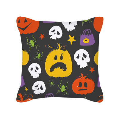 Funda de Almohada Halloween con Calabaza y Fantasma Lindo - Textura Piel de Durazno - Image 16