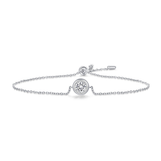 Pulsera de Plata 925 Estilo Ins con Diamantes - Diseño Minimalista y Elegante - Image 5
