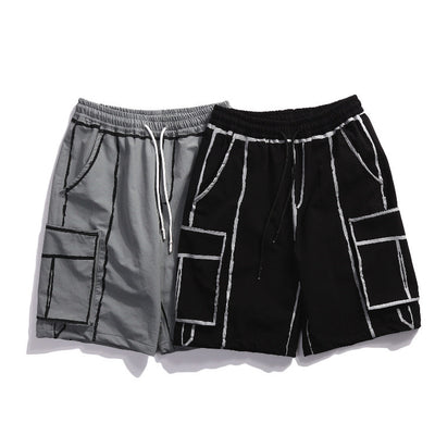 Shorts de Trabajo Artesanal con Diseño Retro - Image 13