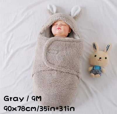 Saco de Dormir para Bebé Recién Nacido en Fleece Suave - Envoltorio Térmico Unisex con Soporte para la Cabeza - Image 36