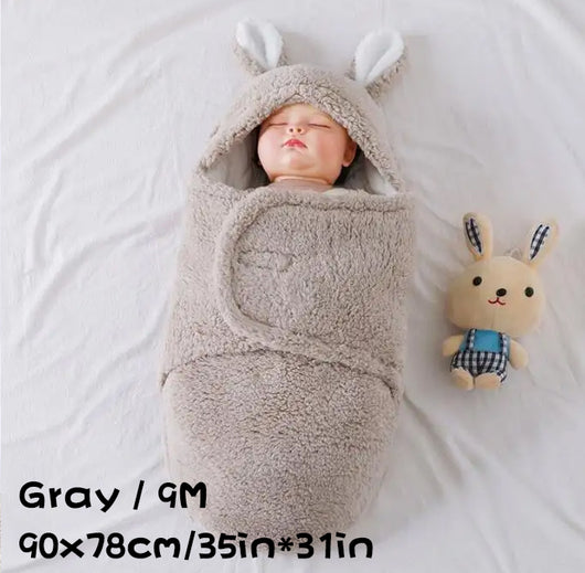 Saco de Dormir para Bebé Recién Nacido en Fleece Suave - Envoltorio Térmico Unisex con Soporte para la Cabeza - Image 36