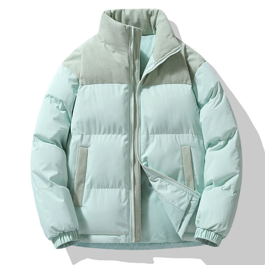 Abrigo Acolchado Unisex de Cuello Alto para Invierno - Image 10