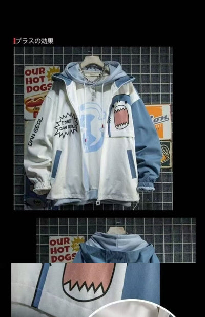 Chaqueta Hoodie Oversized Coreana para Primavera y Otoño - Image 8