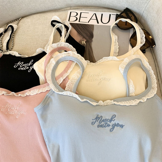 Camiseta de Encaje con Realce de Busto para Mujer - Image 31
