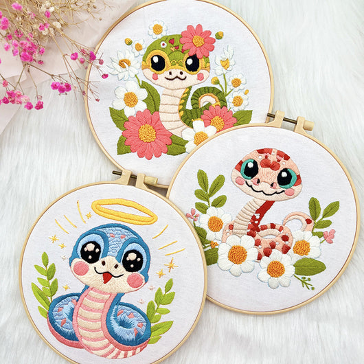 Cuadro Decorativo Infantil de Serpientes Animadas para Sala de Estar - Image 17