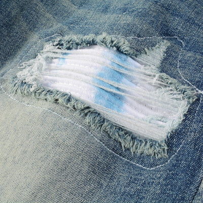 Jeans Rotos con Parches de Color Estilo Retro - Image 14