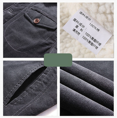 Chaqueta Casual Oversize para Hombre con Rayas Finas - Image 14