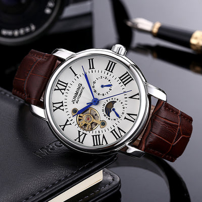 Reloj Automático para Hombre con Números Romanos y Resistencia al Agua - Image 2