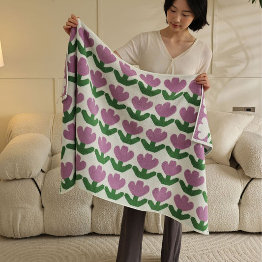 Toalla de Algodón Pima Xinjiang con Diseño de Tulipán - Image 2