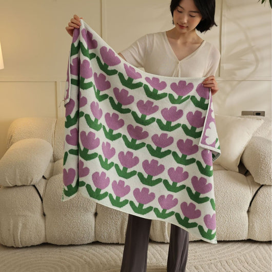 Toalla de Algodón Pima Xinjiang con Diseño de Tulipán - Image 2