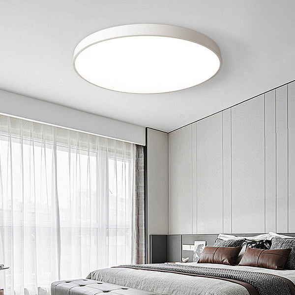 Lámpara de Techo LED Redonda Minimalista para Sala de Estar