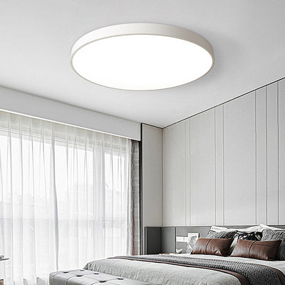 Lámpara de Techo LED Redonda Minimalista para Sala de Estar