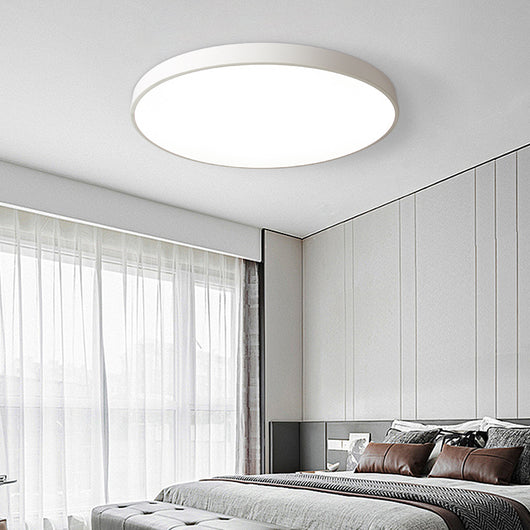 Lámpara de Techo LED Redonda Minimalista para Sala de Estar