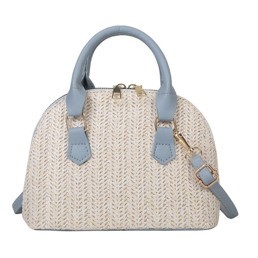 Bolsa Mensajera Tejida Portátil de Estilo Casual - Image 21