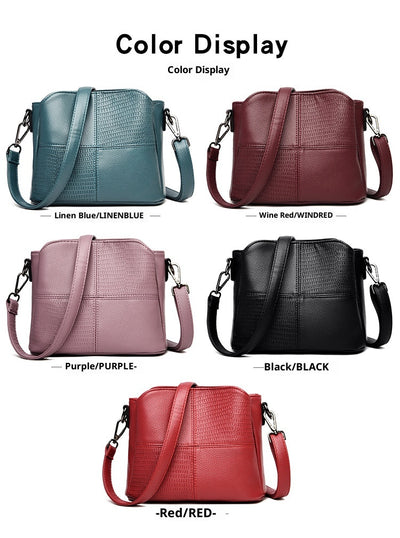 Bolsa de Hombro Retro Estilo Bucket Multicompartimientos Casual - Image 26