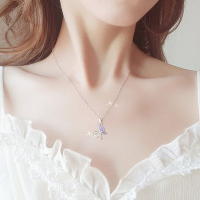 Collar Mariposa Diseño Original Plata 925 Colección Bosque - Image 6