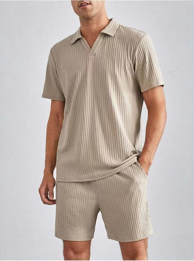 Conjunto Casual de Polo y Shorts para Hombre - Image 10