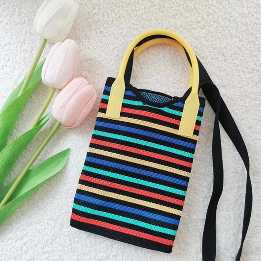 Bolso Bandolera Ligero de Rayas para Mujer - Diseño Versátil Todo Clima - Image 22