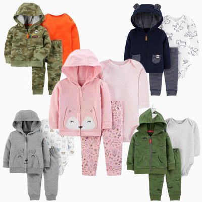 Conjunto Infantil 3 Piezas: Sudadera con Capucha, Manga Larga y Pantalón - Image 5