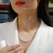 Collar de Clavícula Plata S925 con Moissanita
