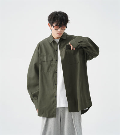 Camisa Jacket Casual Oversize para Hombre - Talla Grande - Image 34