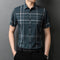 Camisa a Cuadros Manga Corta Moderna para Hombre y Mujer