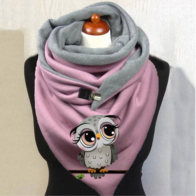 Bufanda de Algodón Cálida con Botones para Mujer - Image 13