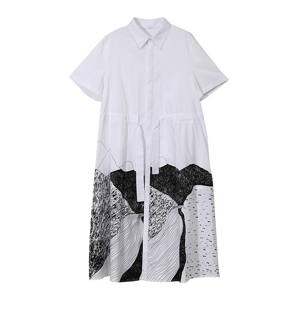 Blusa Corta con Lazo y Falda Midi Cintura Alta - Image 9
