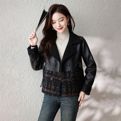 Abrigo de Piel Sintética Talla Grande Suelto para Invierno Mujer - Image 7