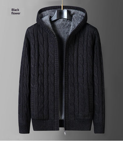 Suéter Abrigo Holgado con Capucha para Hombre - Image 20