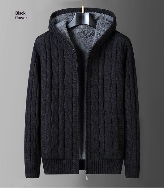 Suéter Abrigo Holgado con Capucha para Hombre - Image 20