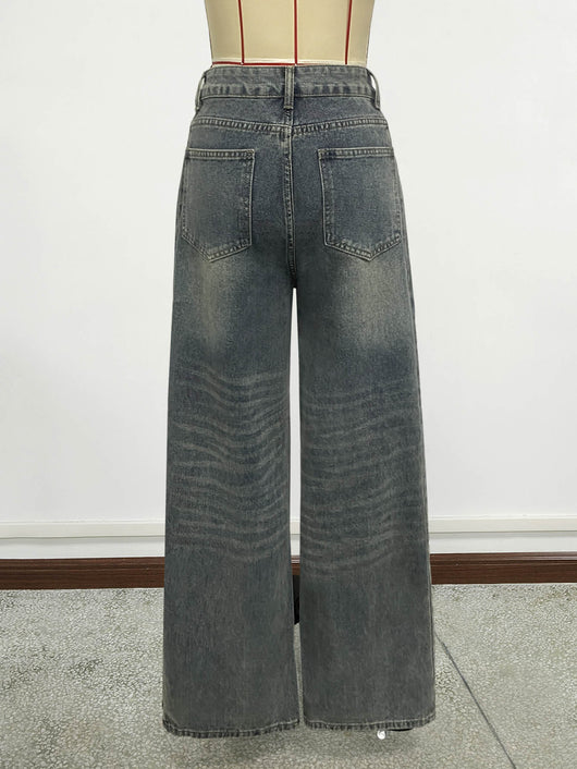 Pantalones Anchos Casuales con Largo Dragón - Image 9