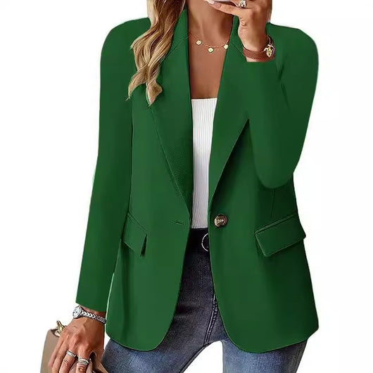Blazer Casual Elegante para Mujer - Cardigan Ejecutivo de Manga Larga - Image 2
