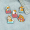 Broche de Animales Adorables - Colección Creativa de Dibujos Animados