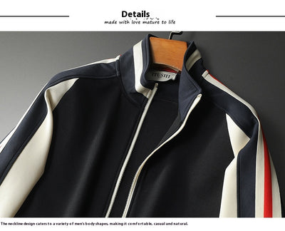 Cardigan Tipo Chamarra con Cuello de Pie para Hombre Talla Grande - Image 15