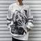 Camiseta Manga Larga Estampado Gothic para Hombre