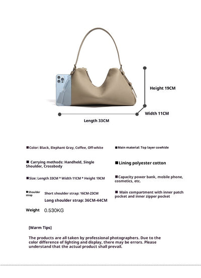 Bolso de Cuero Premium Cattlehide de Capas Superiores - Image 9