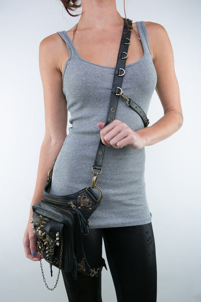 Bolsa Messenger Estilo Steampunk para Motocicleta - Image 14