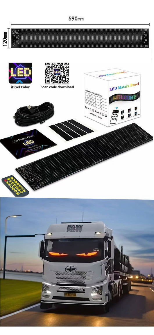 Pantalla Inteligente Bluetooth Flexible para Publicidad Automotriz - Image 12