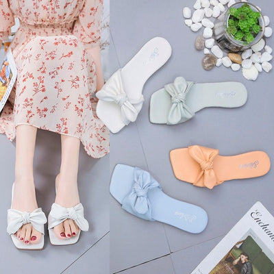 Pantuflas de Playa para Mujer con Moño Elegante - Image 18